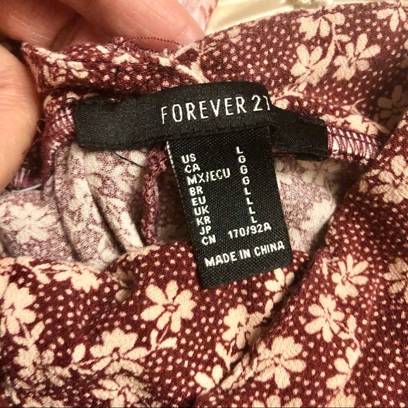 Womens crop floral tank top blouse size L - Picture 4 of 6